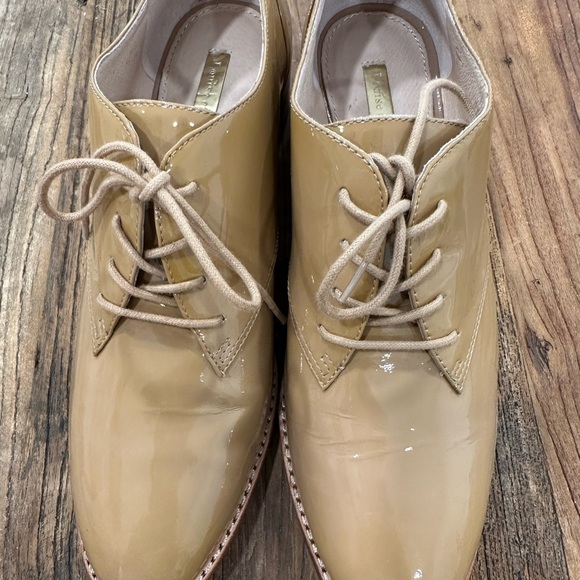 Louise et Cie Tan Patent Leather Loafers - Picture 6 of 6